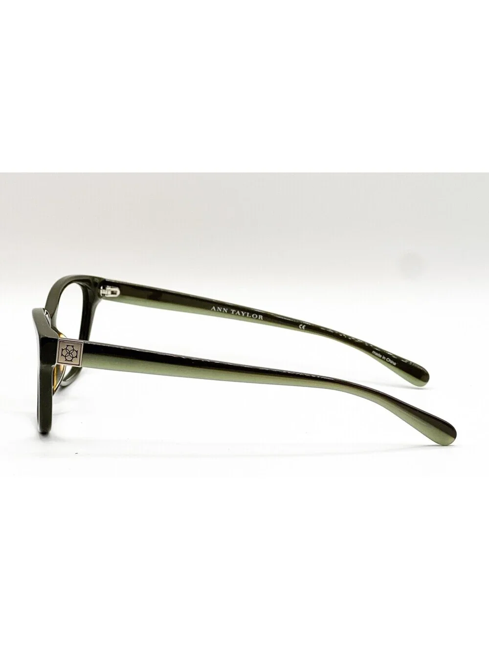 Ann Taylor AT305 C02 Olive Green Full Rim Authentic Eyeglass Frames 53-17-135